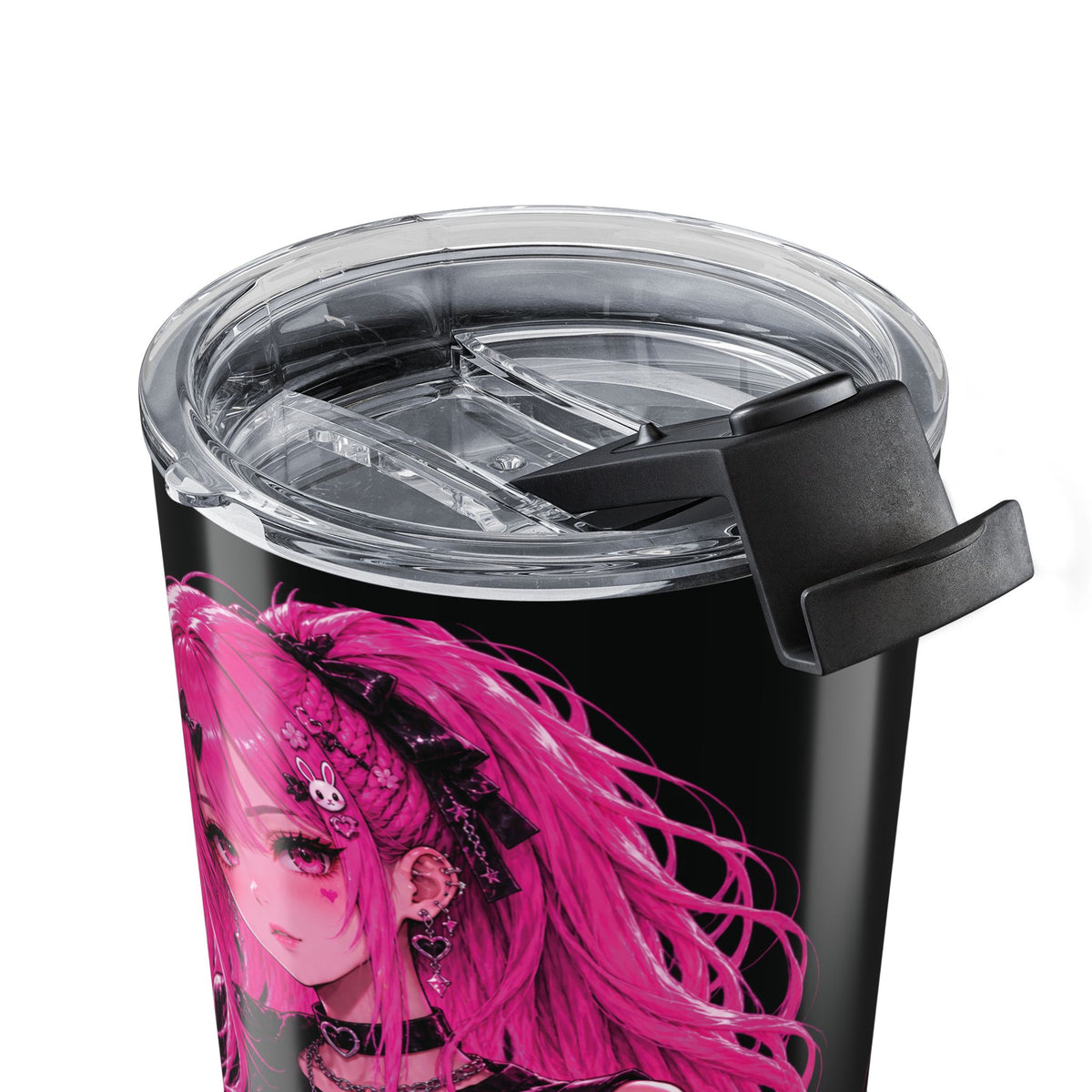 SHIBUYA NEON – Neon Riot | White 20oz Insulated Tumbler | Tokyo Anime Cup | Cool Living Club