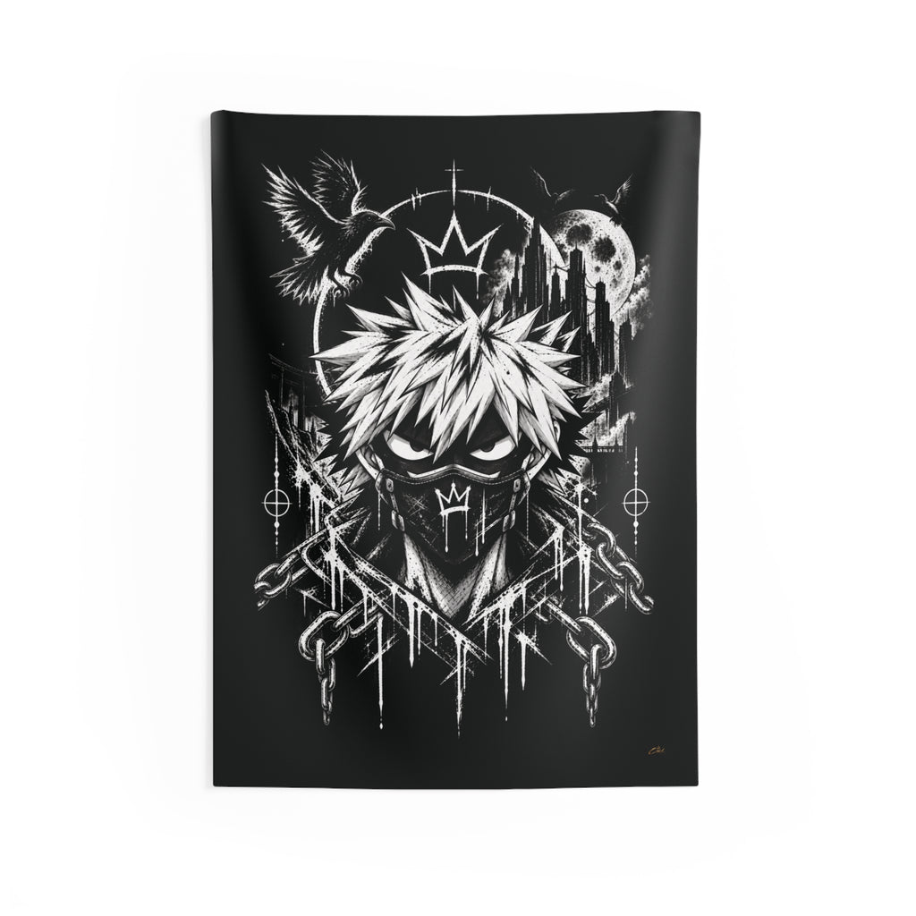 DARK REFLECTIONS – Explosive Shadow | Wall Tapestry