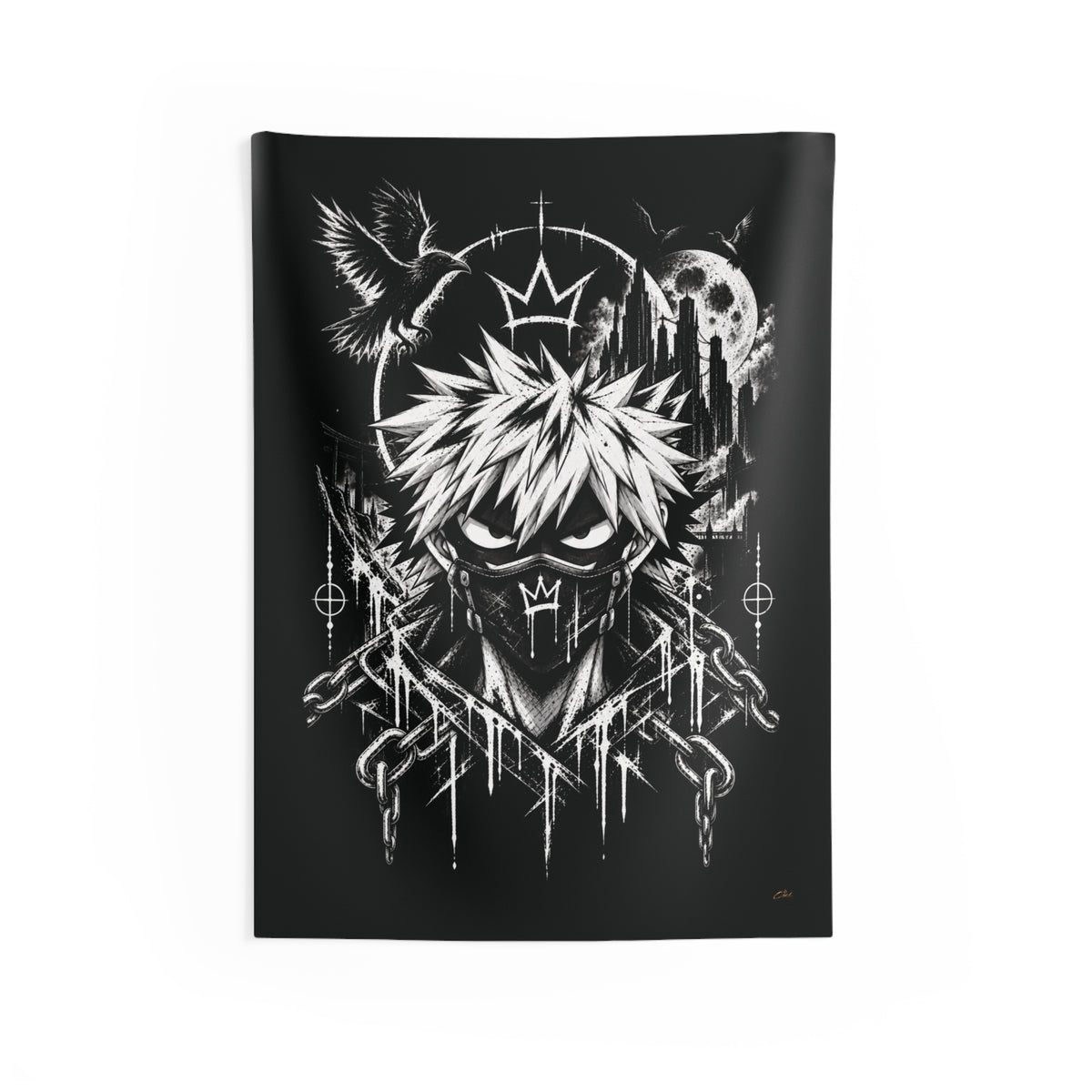 DARK REFLECTIONS – Explosive Shadow | Wall Tapestry