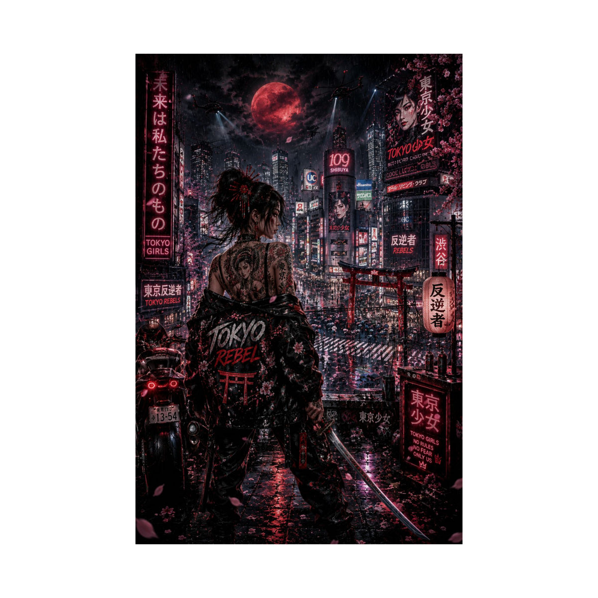 TOKYO REBEL™ — The City Never Sleeps | Premium Matte Wall