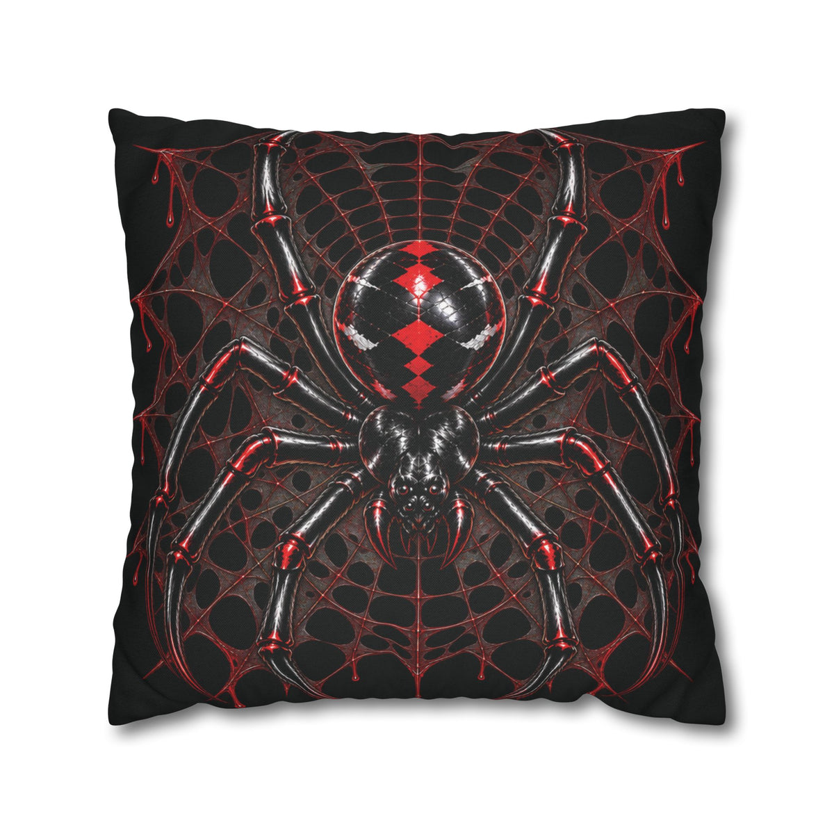 BLACK WIDOW – Spider | Gothic Throw Pillow