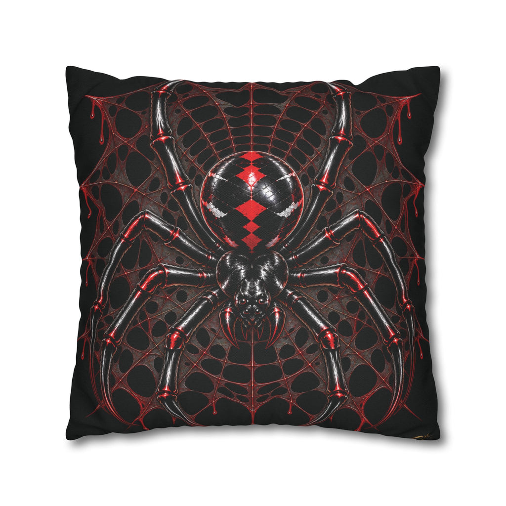 BLACK WIDOW – Spider | Gothic Throw Pillow