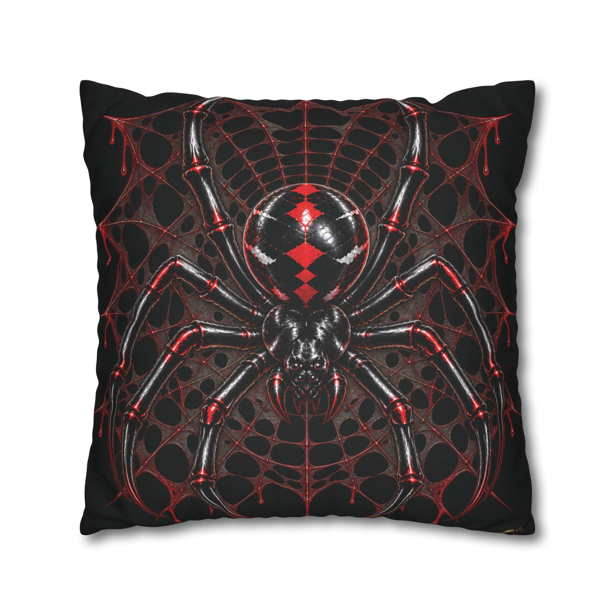 BLACK WIDOW – Spider | Gothic Throw Pillow