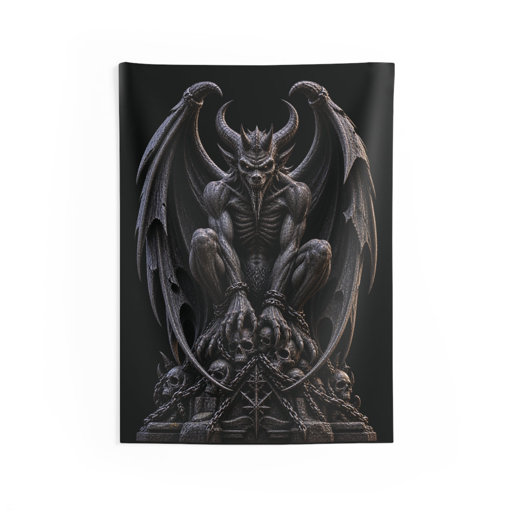 DARK REFLECTIONS – The Gargoyle | Wall Tapestry