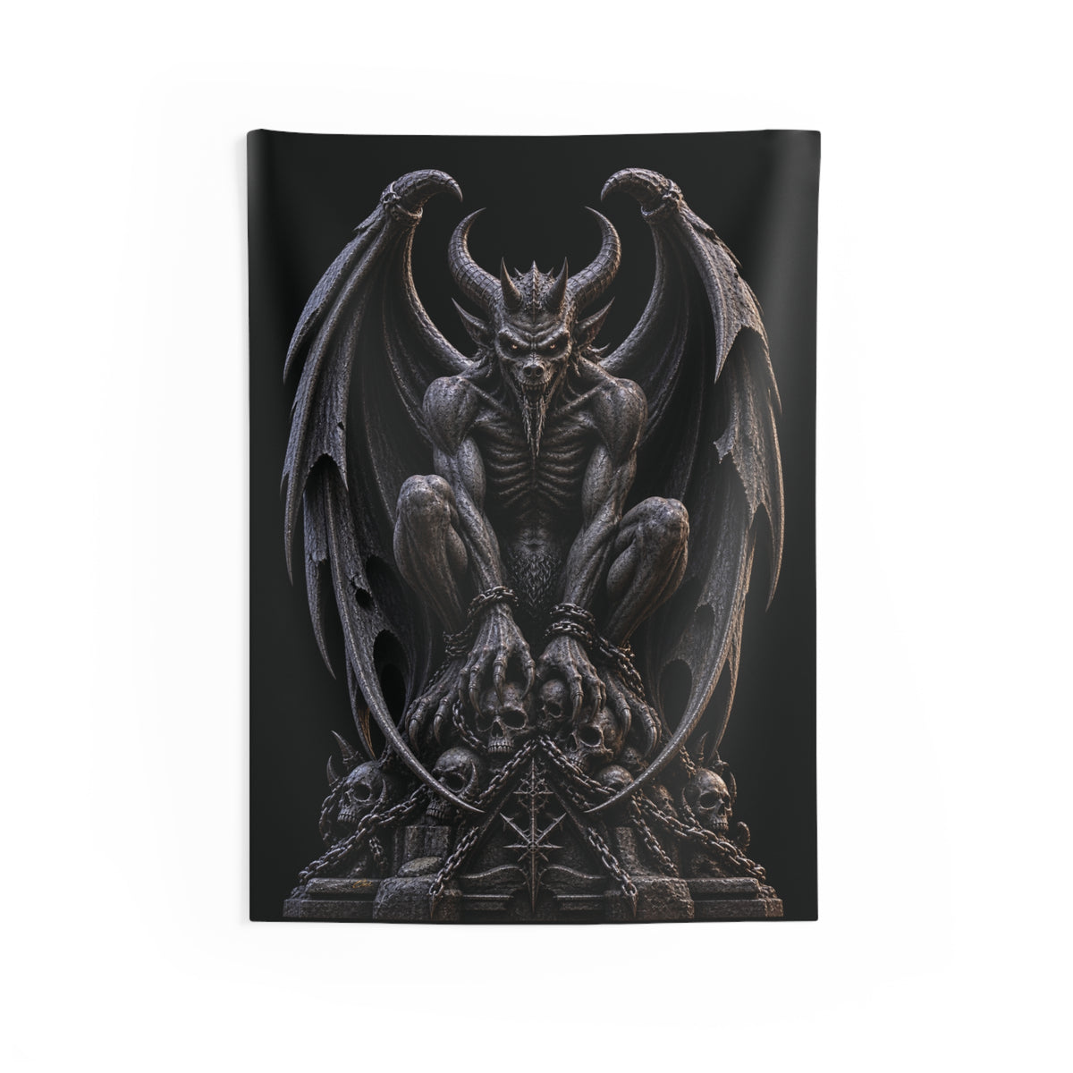 DARK REFLECTIONS – The Gargoyle | Wall Tapestry