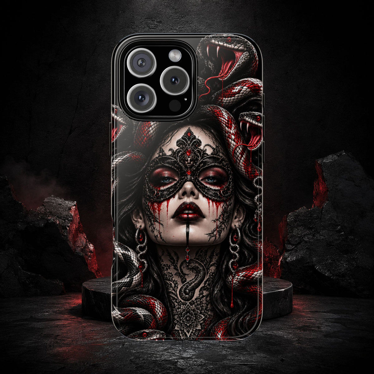 MEDUSA NOIR – Serpent Queen | Phone Case