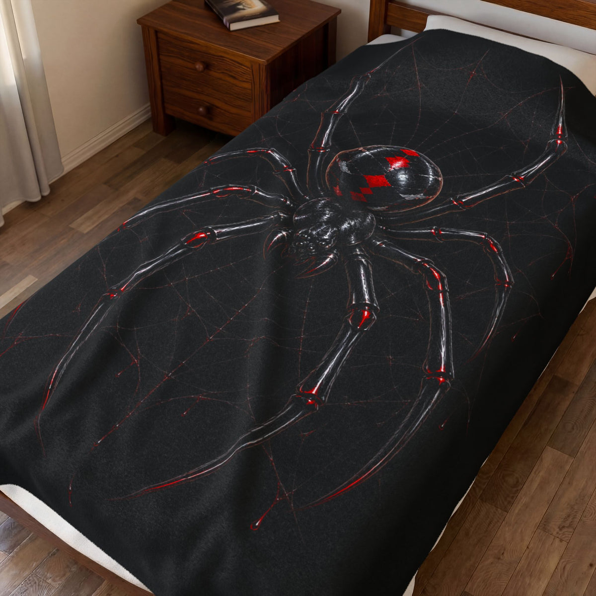 BLACK WIDOW – Spider | Gothic Blanket