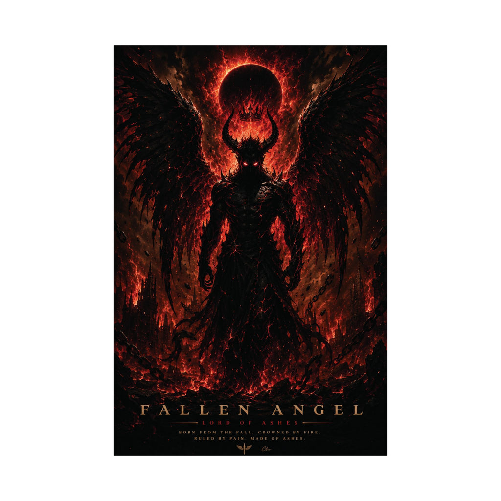 FALLEN ANGEL – Infernal Rebirth | Gothic Poster