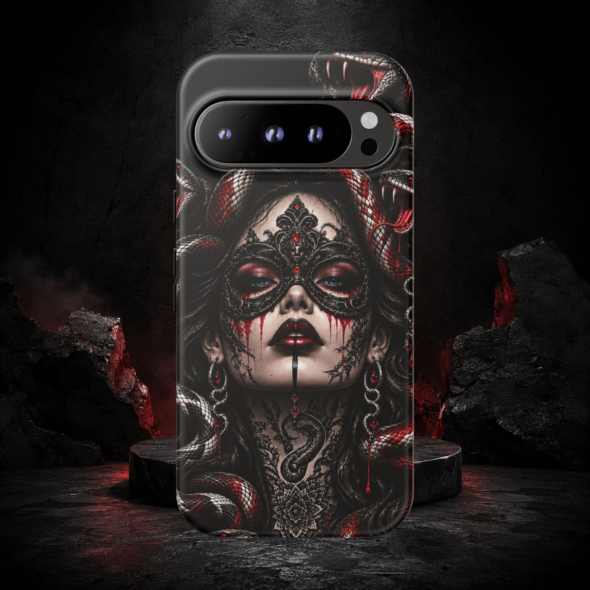 MEDUSA NOIR – Serpent Queen | Phone Case