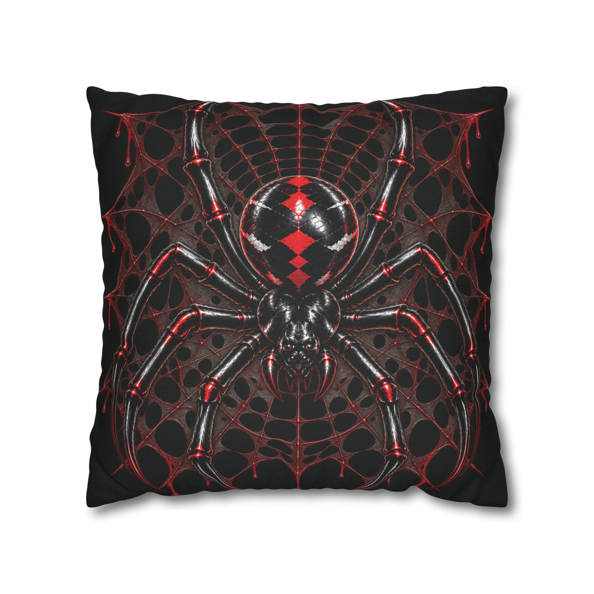 BLACK WIDOW – Spider | Gothic Throw Pillow