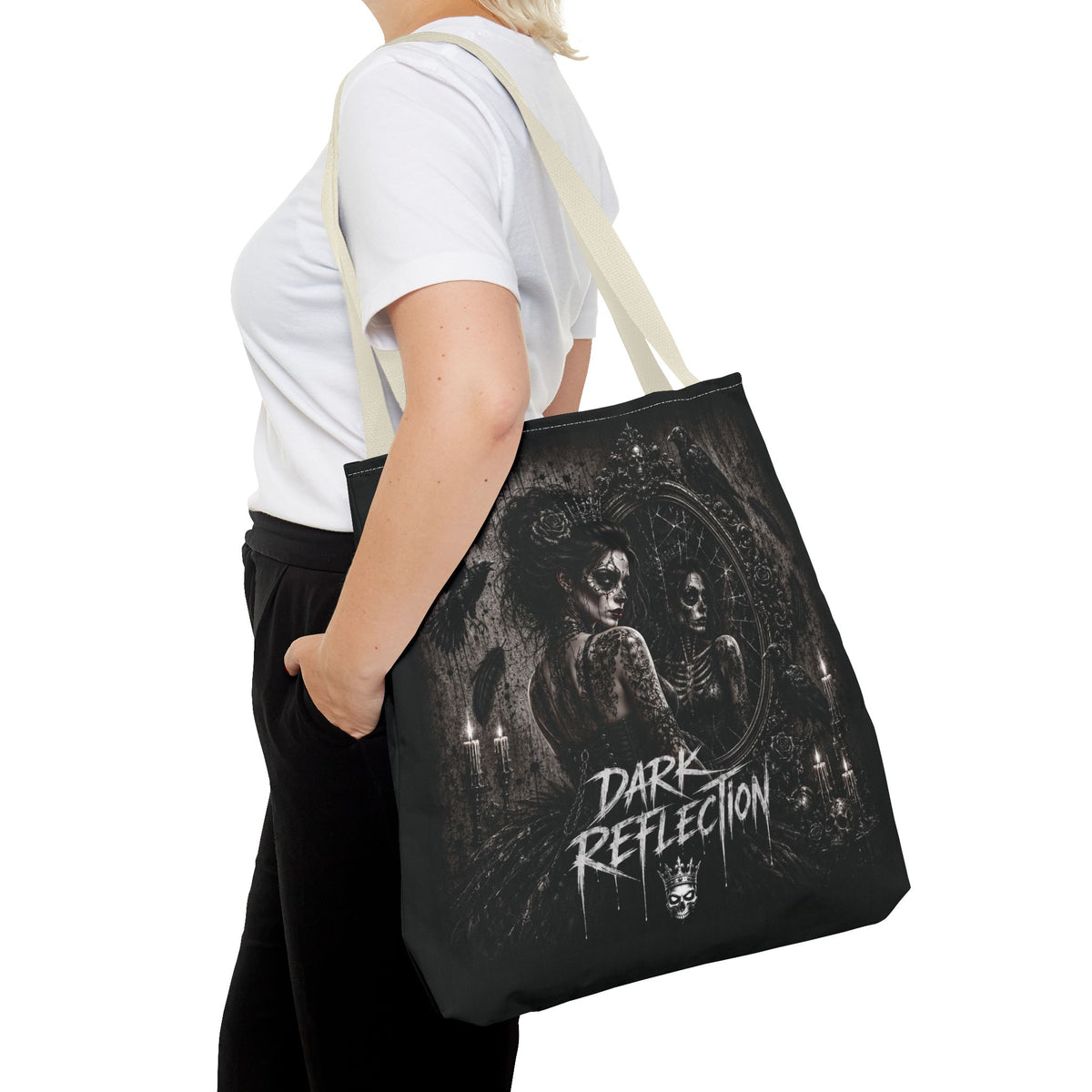 DARK REFLECTIONS – Dark Reflection | Gothic Tote Bag