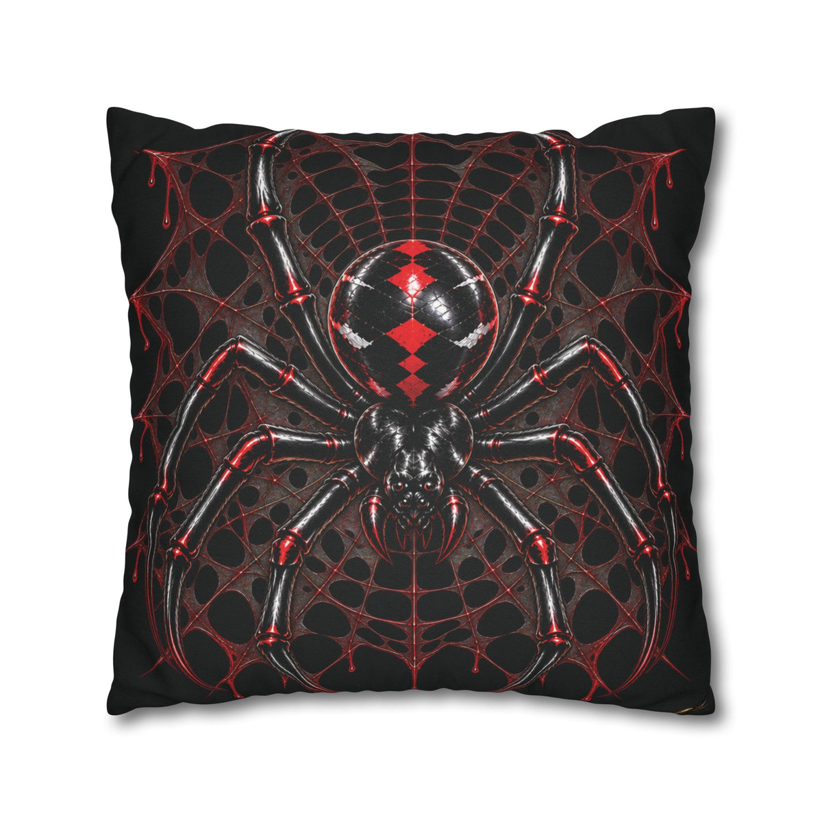 BLACK WIDOW – Spider | Gothic Throw Pillow
