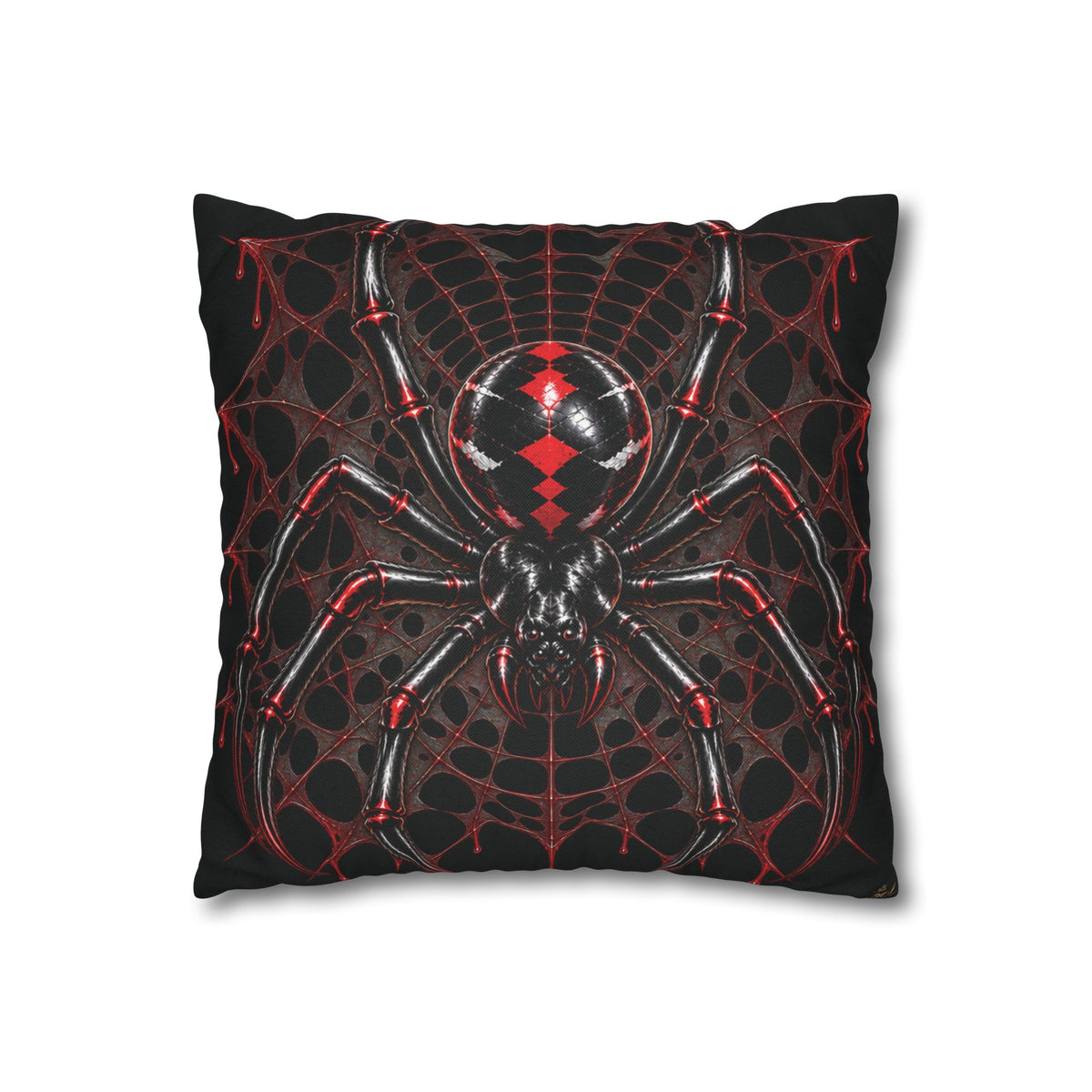 BLACK WIDOW – Spider | Gothic Throw Pillow