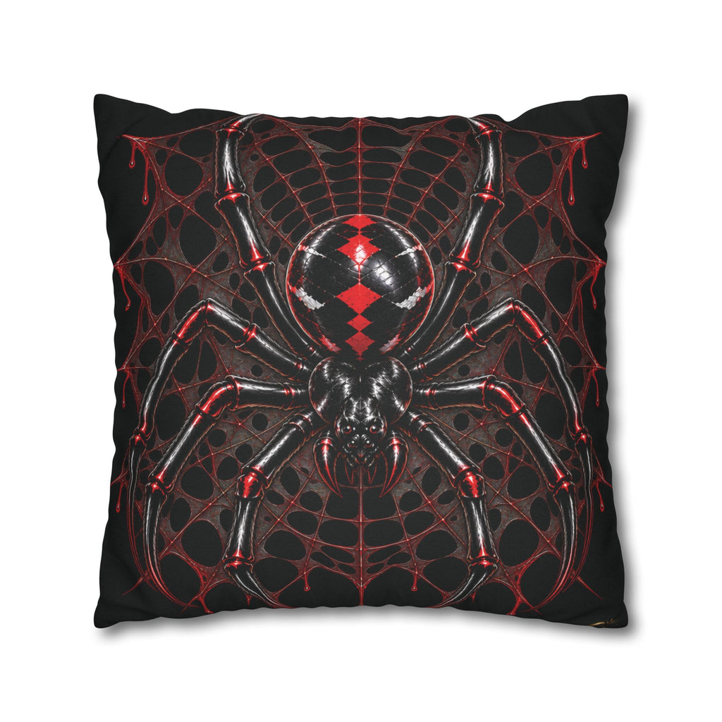 BLACK WIDOW – Spider | Gothic Throw Pillow