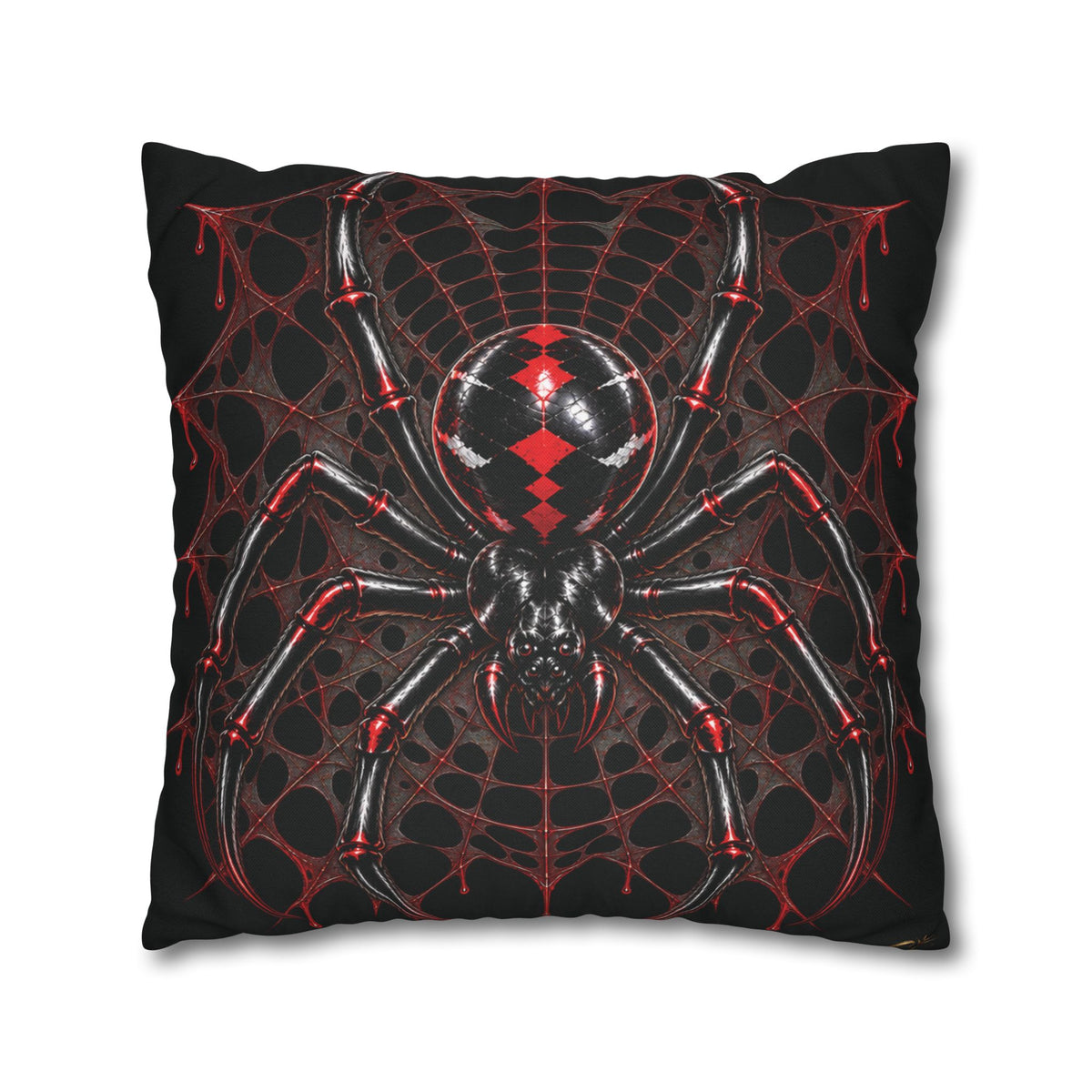 BLACK WIDOW – Spider | Gothic Throw Pillow