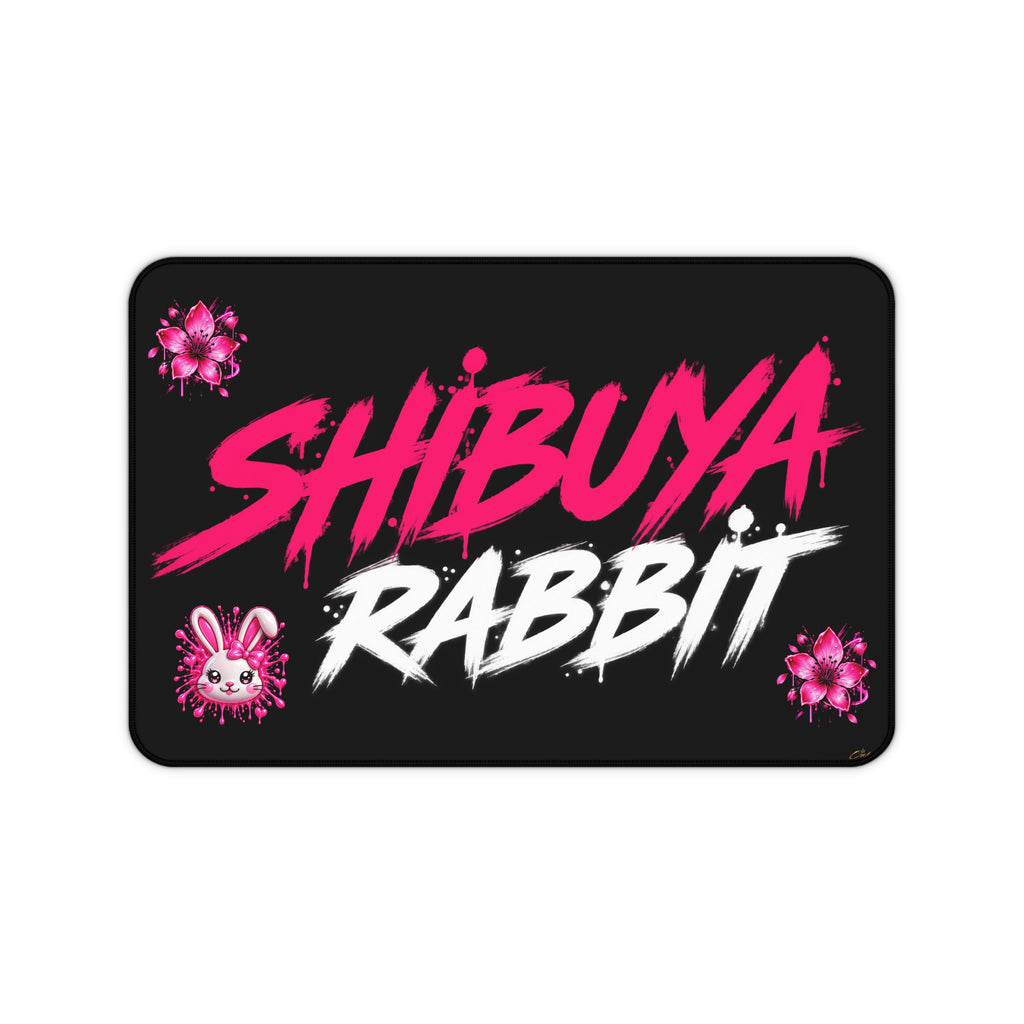 SHIBUYA 3D Mouse Pad – Kawaii Japanese Gaming Desk Mat | Pink Bunny Anime Mouse Pad | Harajuku Desk Setup | Cool Living Club