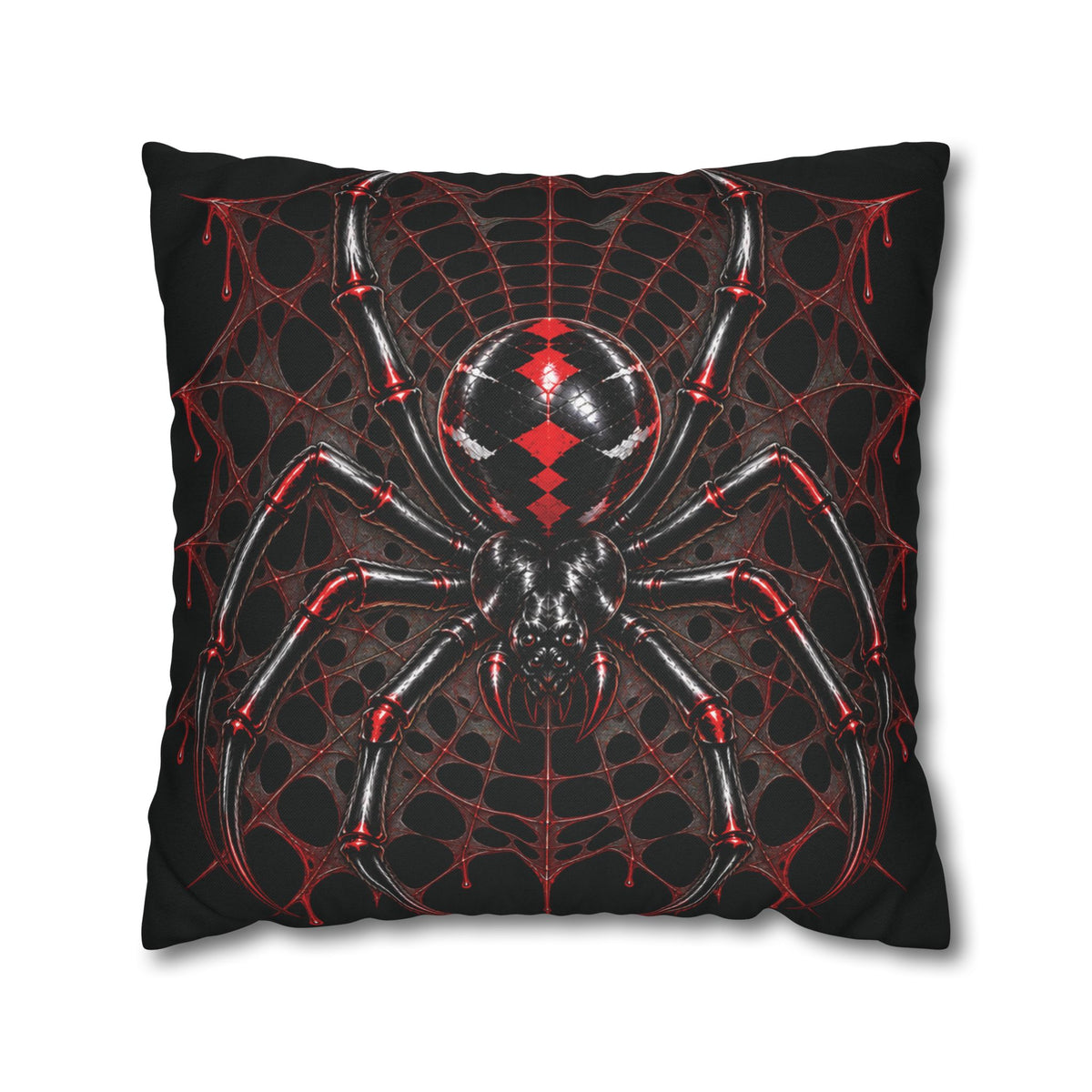 BLACK WIDOW – Spider | Gothic Throw Pillow