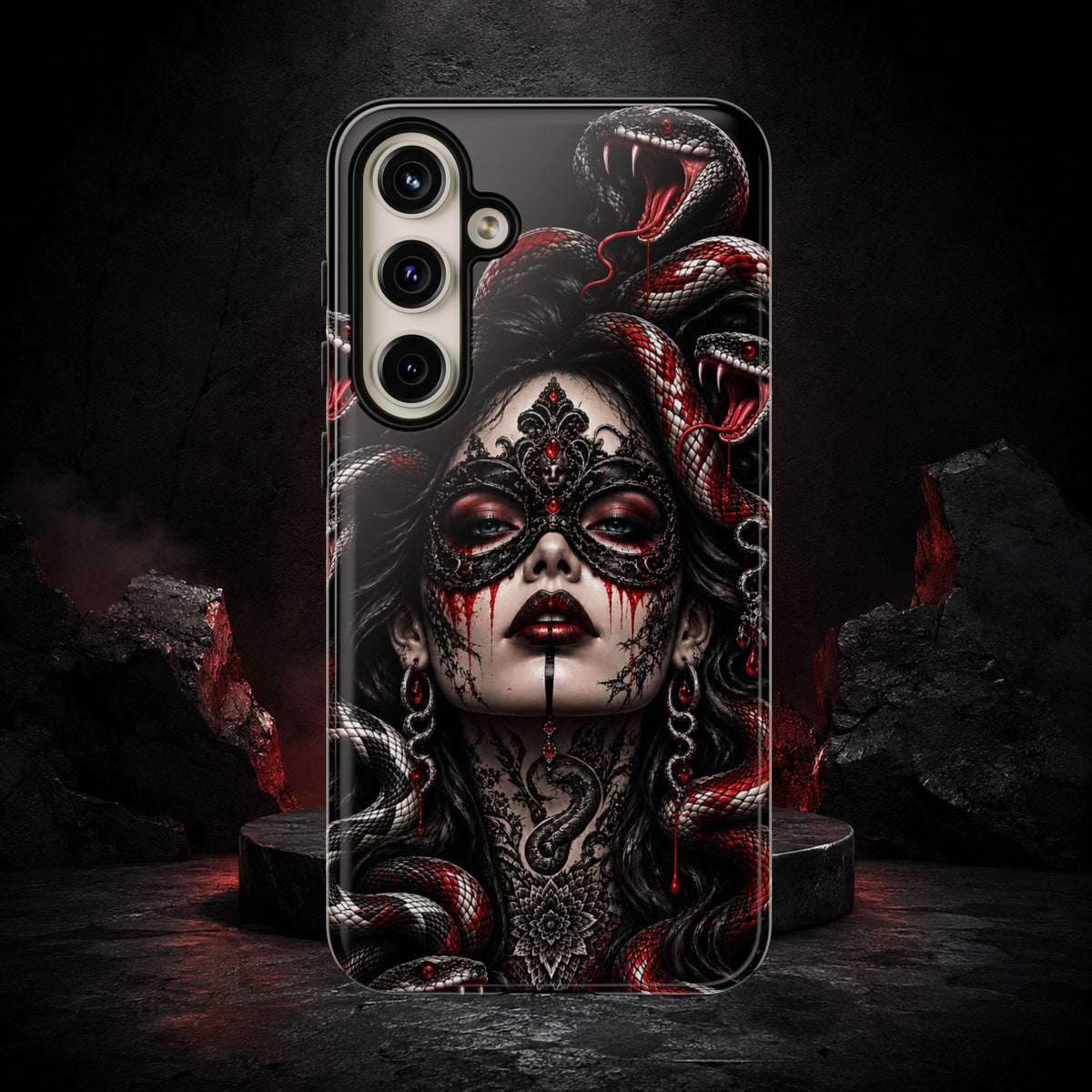 MEDUSA NOIR – Serpent Queen | Phone Case