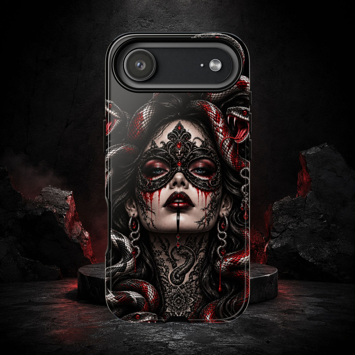 MEDUSA NOIR – Serpent Queen | Phone Case