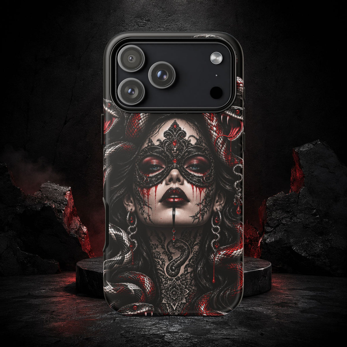 MEDUSA NOIR – Serpent Queen | Phone Case