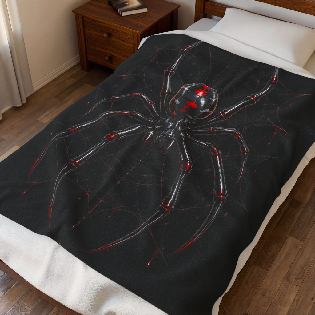 BLACK WIDOW – Spider | Gothic Blanket