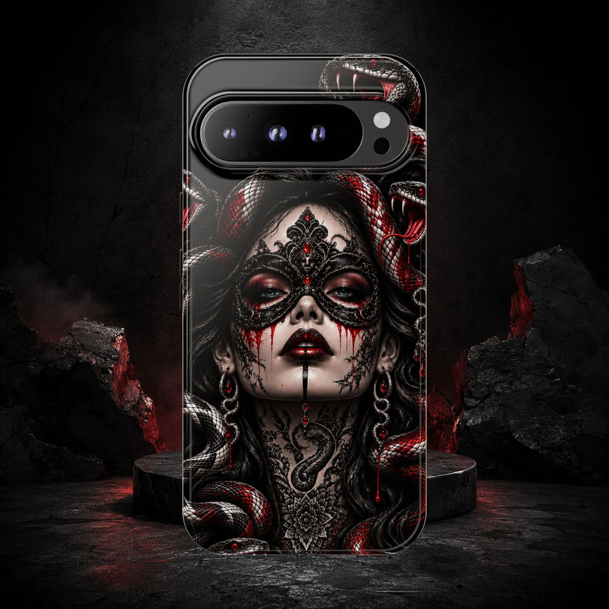 MEDUSA NOIR – Serpent Queen | Phone Case