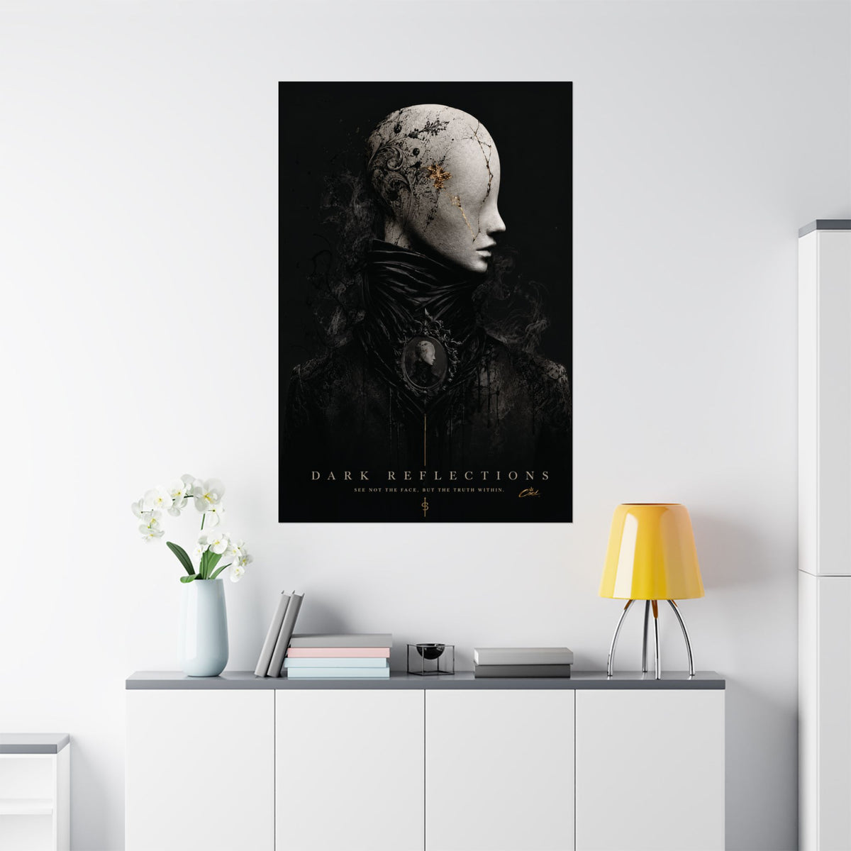 DARK REFLECTIONS – The Faceless | Gothic Poster