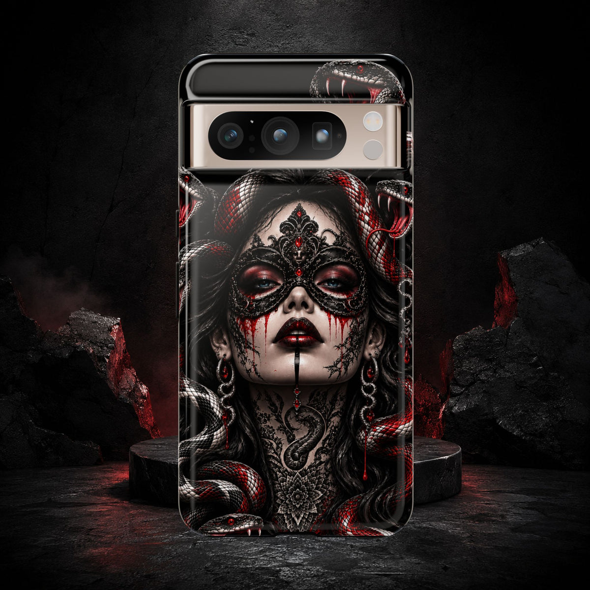 MEDUSA NOIR – Serpent Queen | Phone Case
