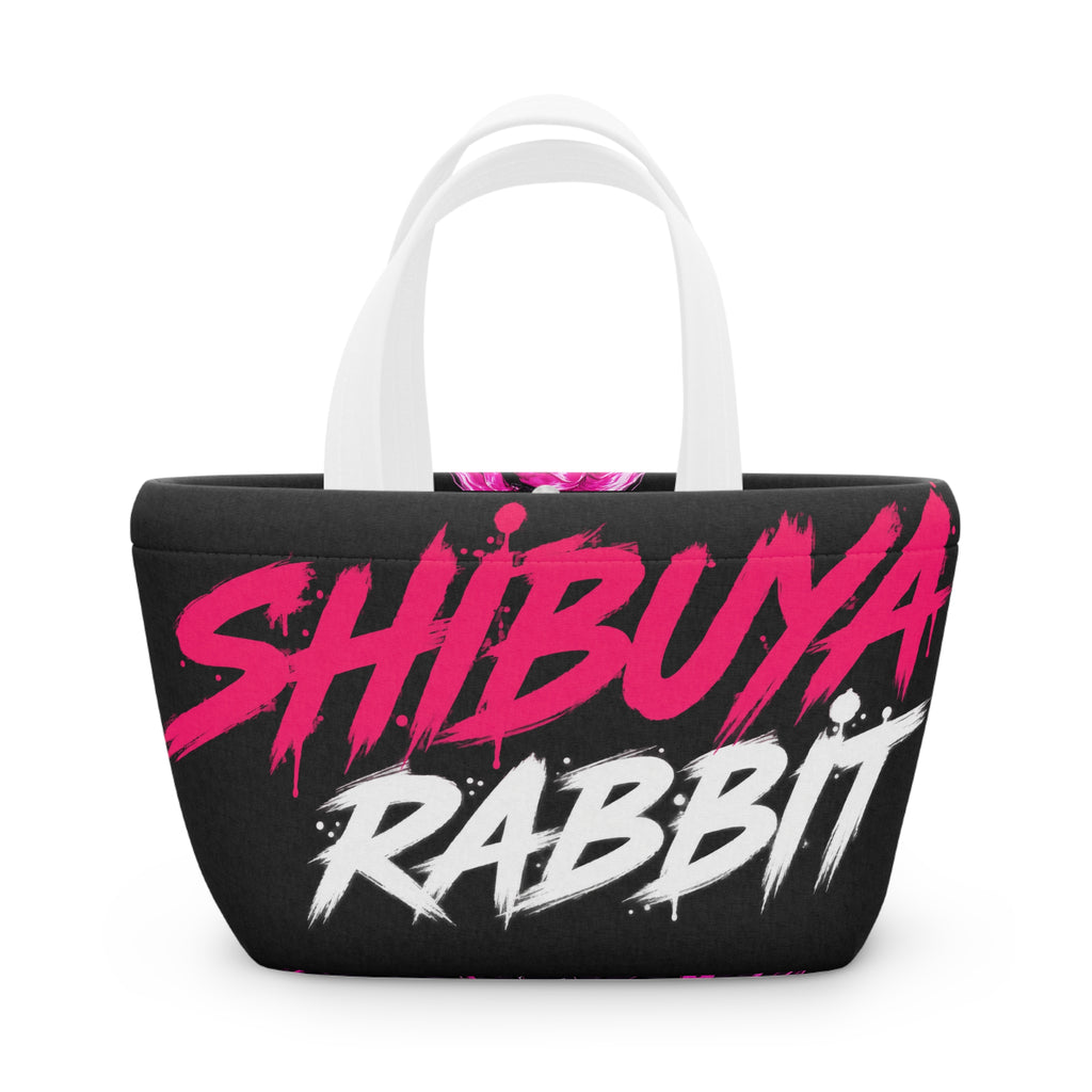 SHIBUYA Tokyo Girl Lunch Bag | Anime Kawaii Insulated Lunch Tote | Pink Japanese Aesthetic Lunch Bag | Cool Living Club