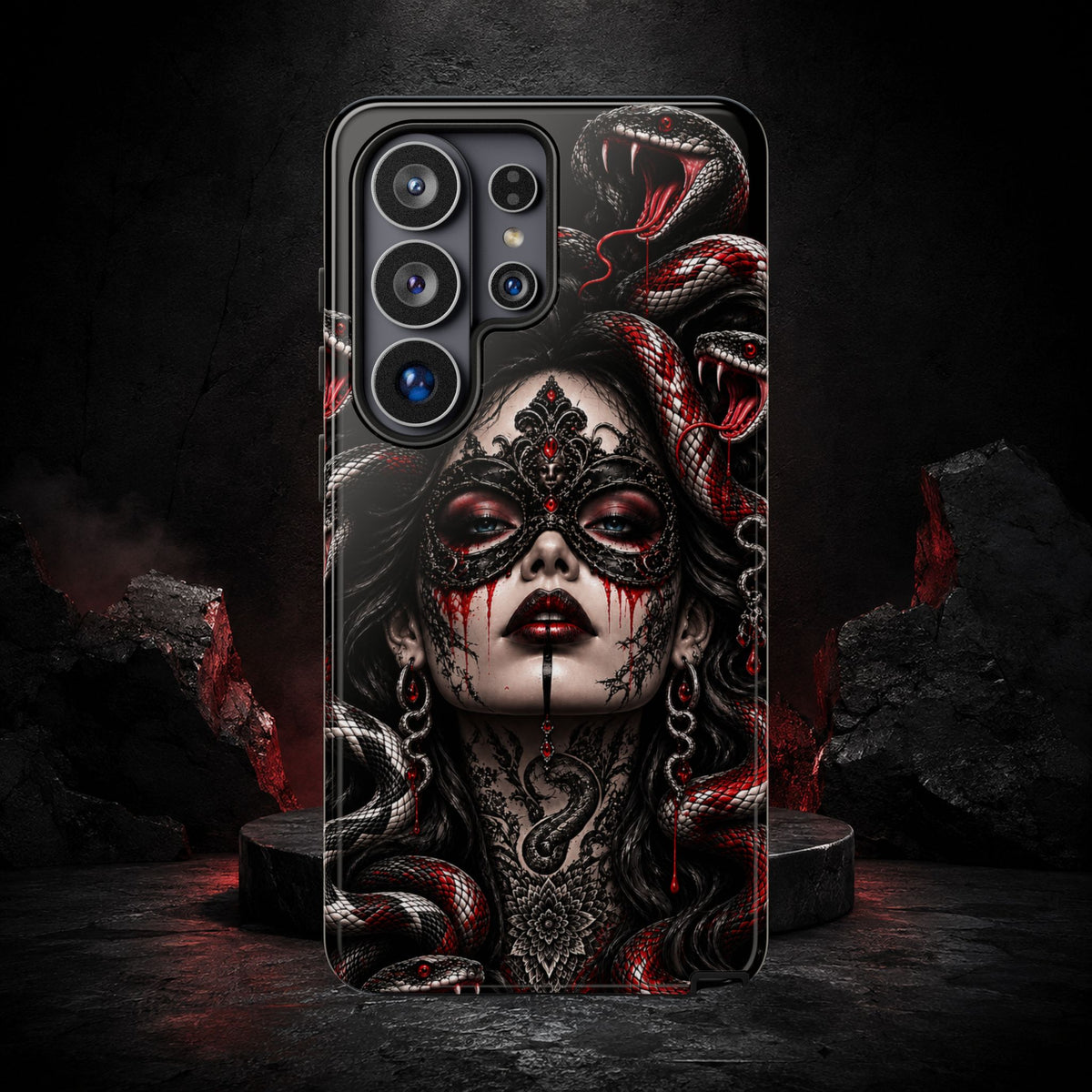 MEDUSA NOIR – Serpent Queen | Phone Case