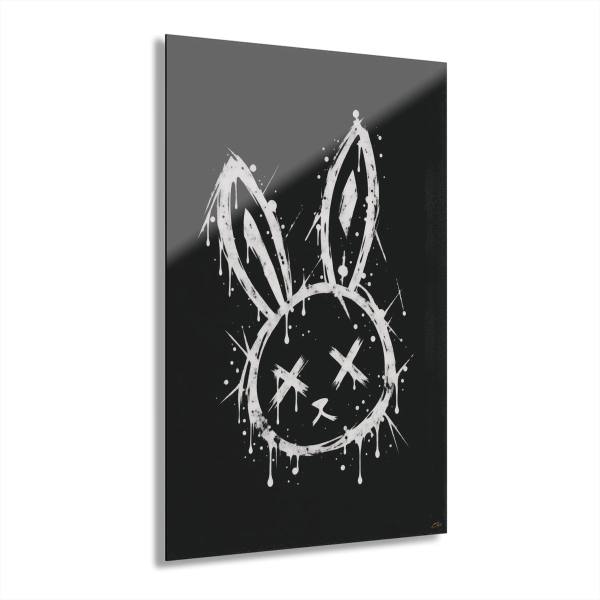 CYBER GOTH RABBIT | Acrylic Print