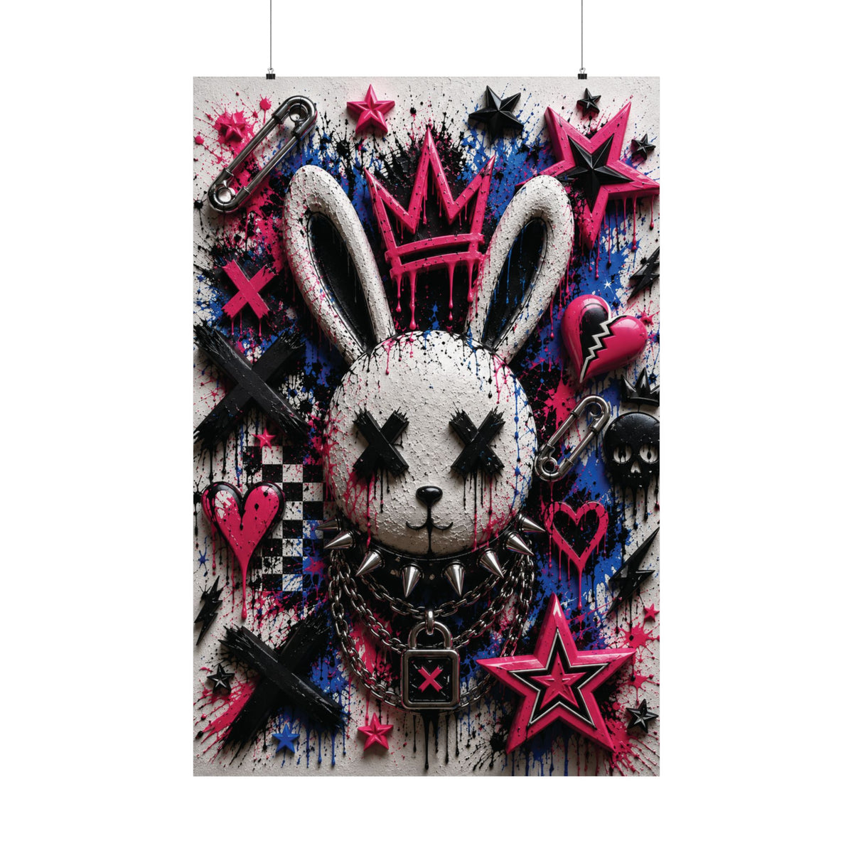 Graffiti Bunny X 3D | Poster