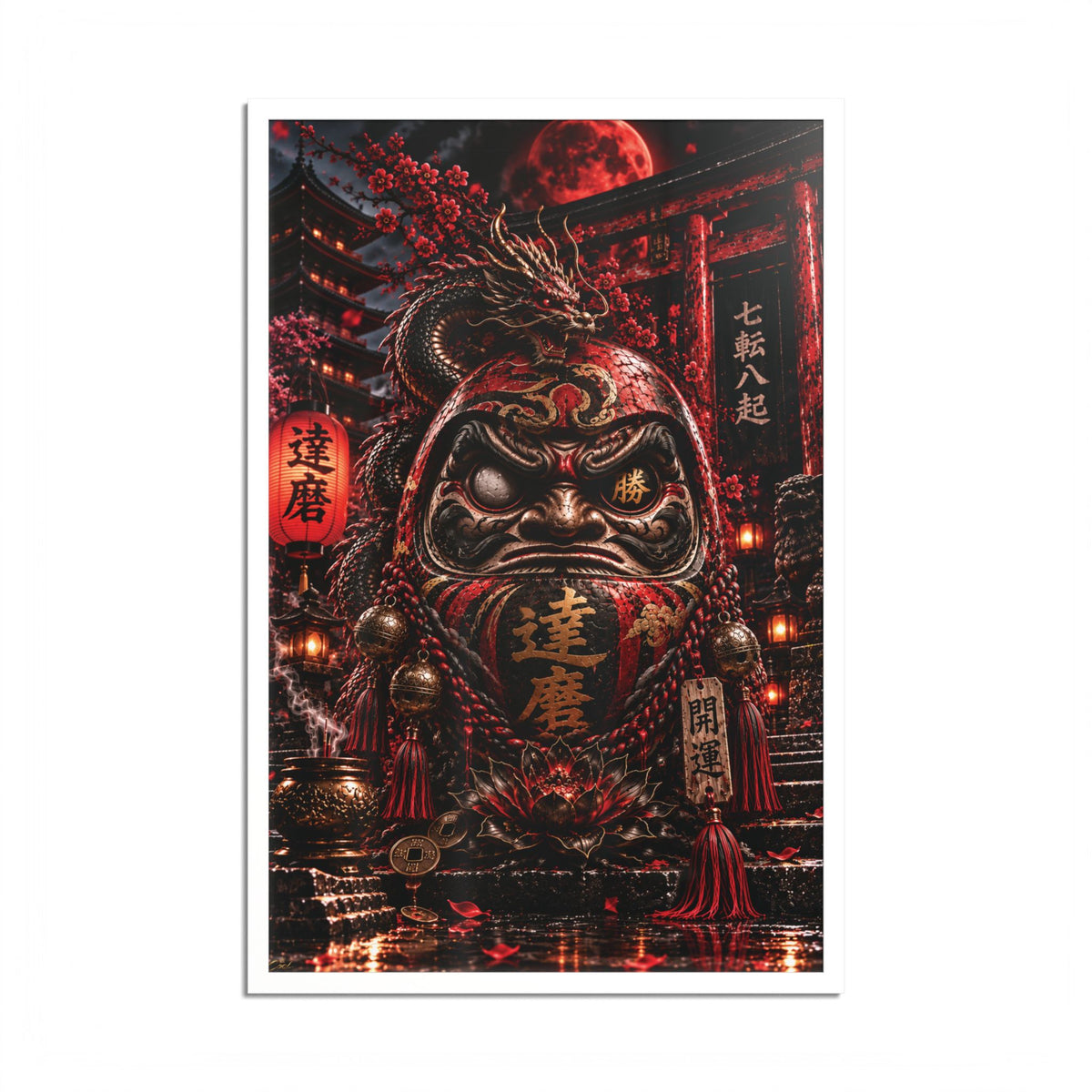 DARK DARUMA – Rise Again | Framed Poster