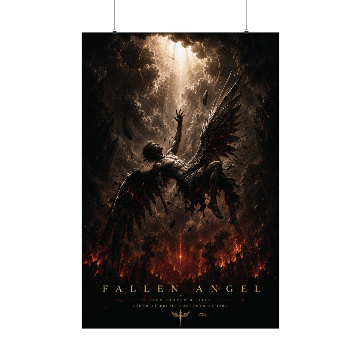 FALLEN ANGEL – Rebirth From Ashes | Poster