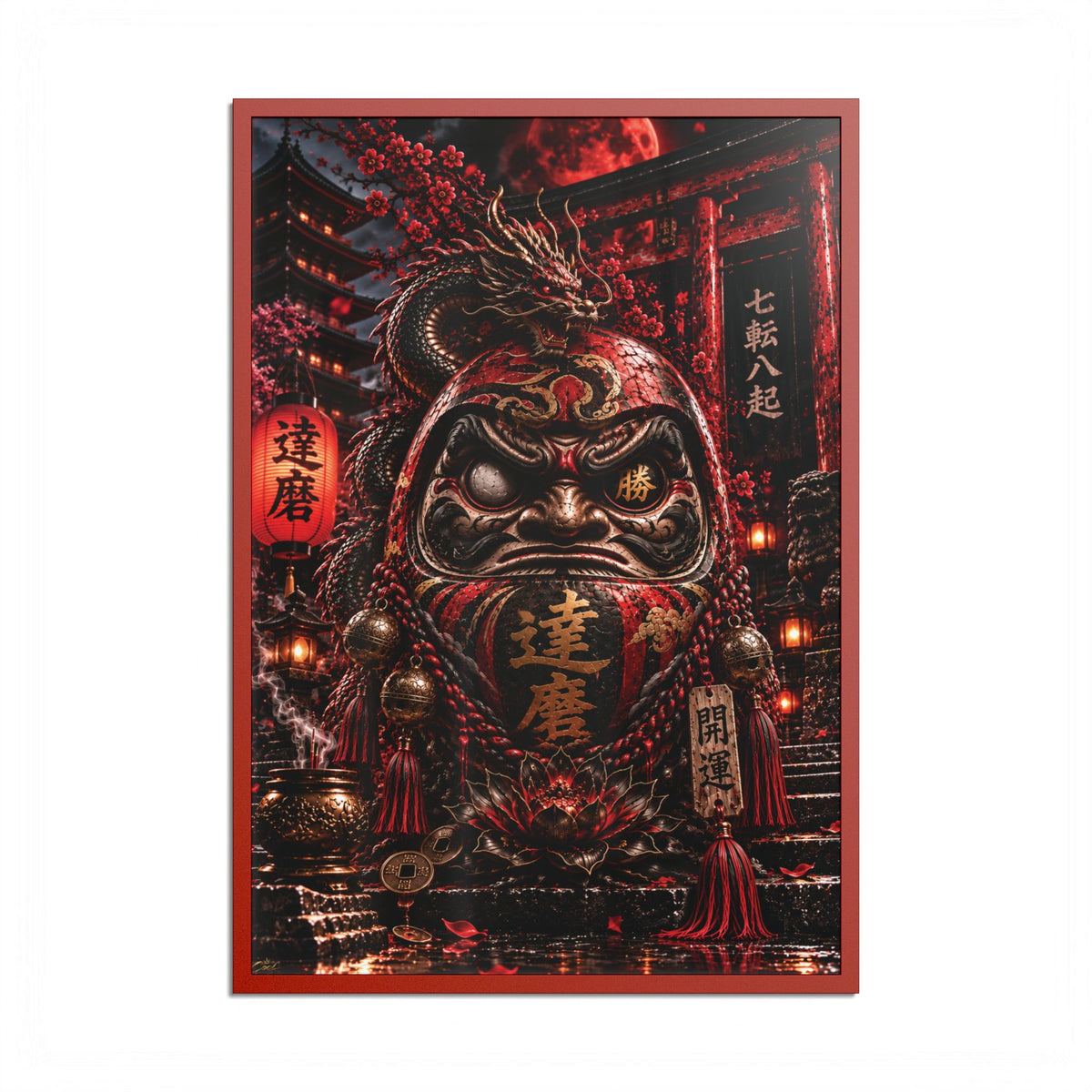 DARK DARUMA – Rise Again | Framed Poster