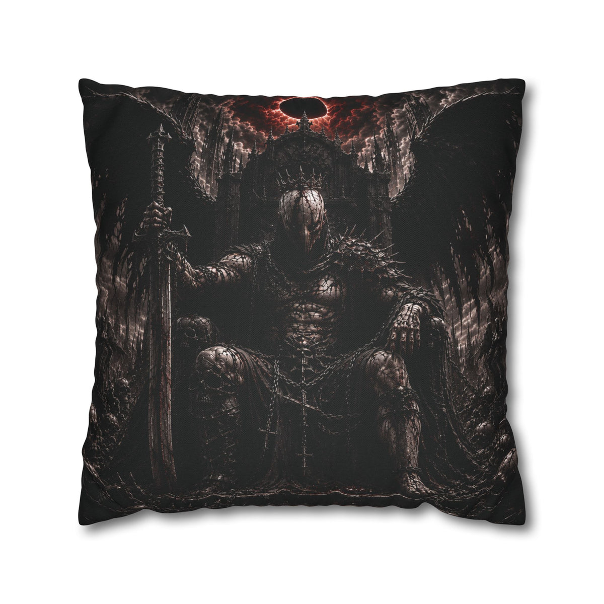 FALLEN ANGEL – The King | Throw Pillow
