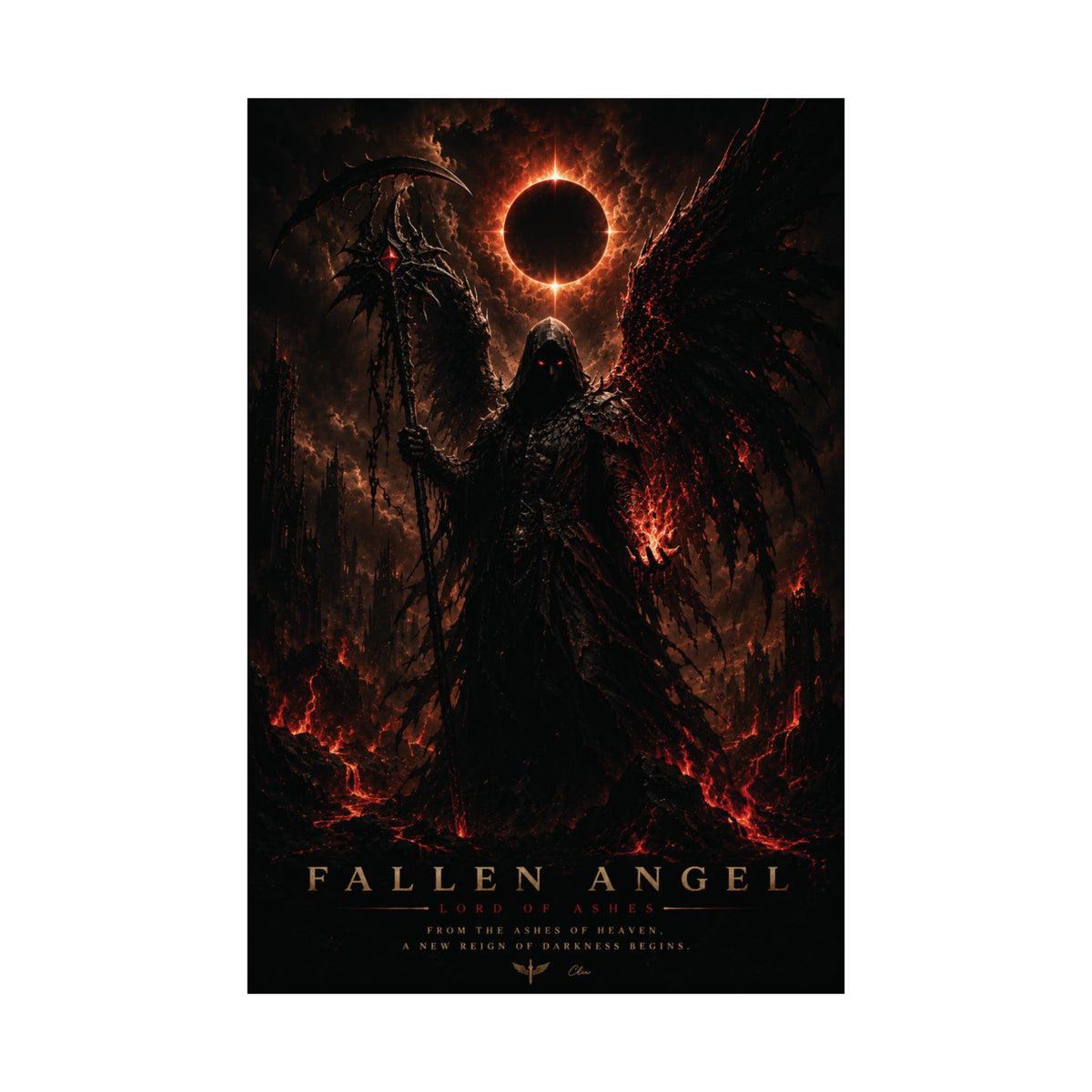 FALLEN ANGEL – Infernal Eclipse | Poster