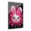 SHIBUYA RABBIT 3D – Premium Acrylic Wall Art | Kawaii Japanese Bunny Decor | Pink Anime Room Aesthetic | Modern Acrylic Print | Cool Living Club