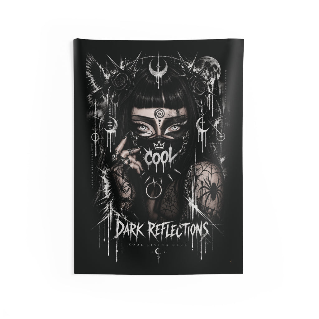 DARK REFLECTIONS – Shadow Girl | Wall Tapestry