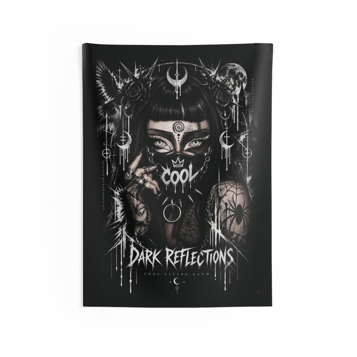 DARK REFLECTIONS – Shadow Girl | Wall Tapestry