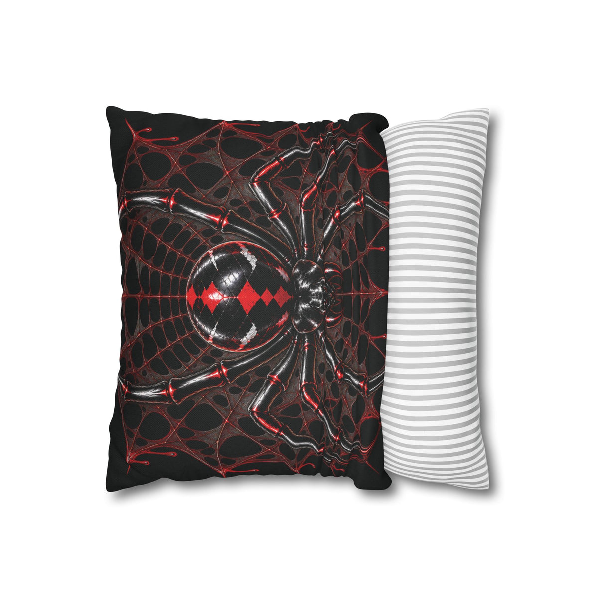 BLACK WIDOW – Spider | Gothic Throw Pillow