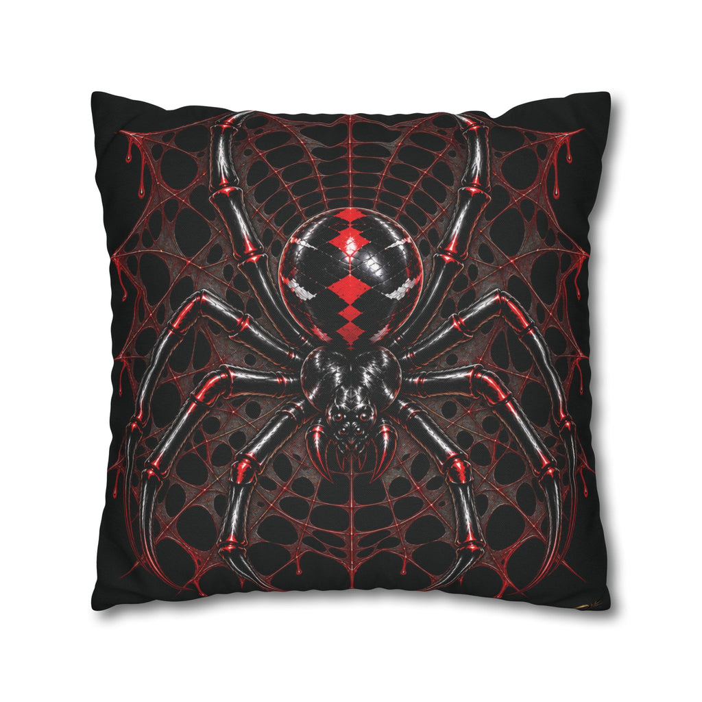 BLACK WIDOW – Spider | Gothic Throw Pillow