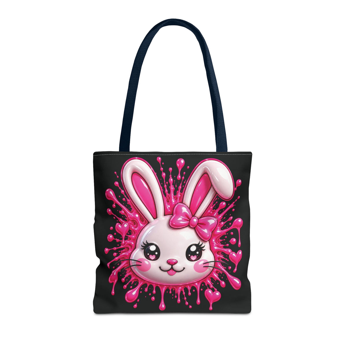 SHIBUYA 3D – Kawaii Pink Bunny Tote Bag | Tokyo Streetwear Japanese Art | Cool Living Club