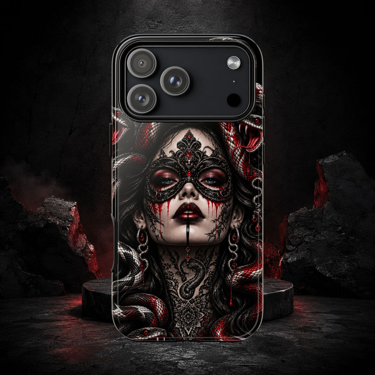 MEDUSA NOIR – Serpent Queen | Phone Case