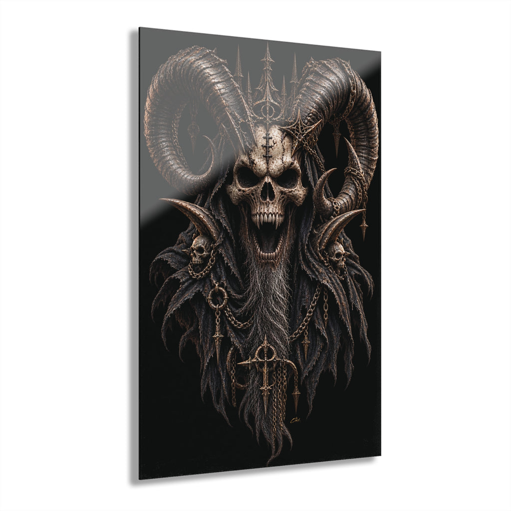 FALLEN ANGEL – The Ashen Crown 3D | Acrylic Print
