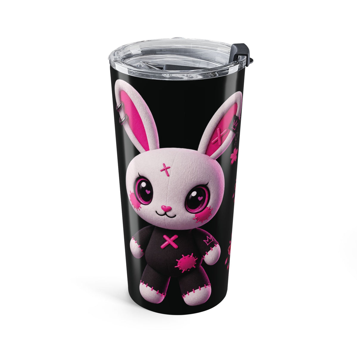 SHIBUYA NEON – Electric Bunny | Premium 20oz Insulated Tumbler | Kawaii Anime Travel Cup | Cool Living Club