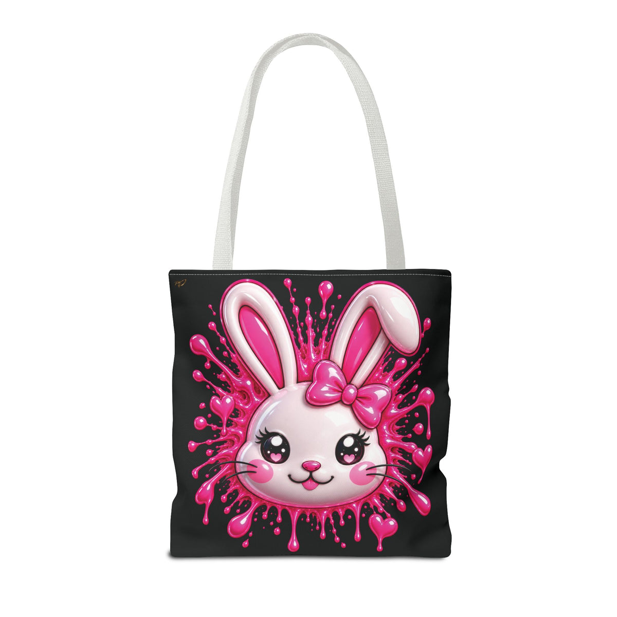 SHIBUYA 3D – Kawaii Pink Bunny Tote Bag | Tokyo Streetwear Japanese Art | Cool Living Club