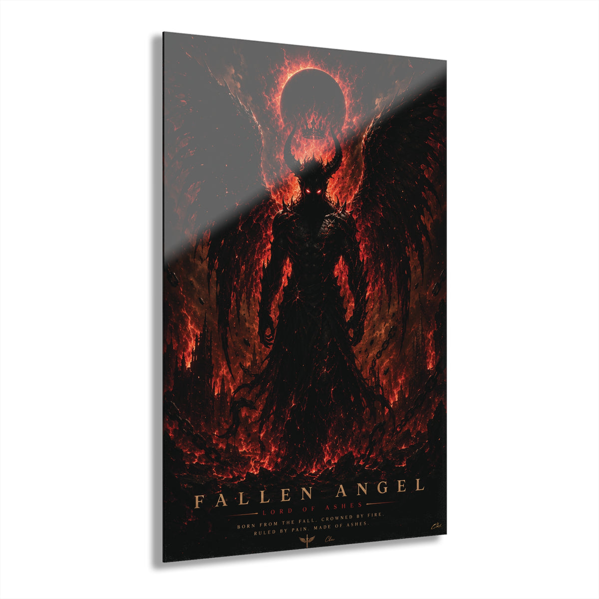 FALLEN ANGEL – Infernal Rebirth | Acrylic Print