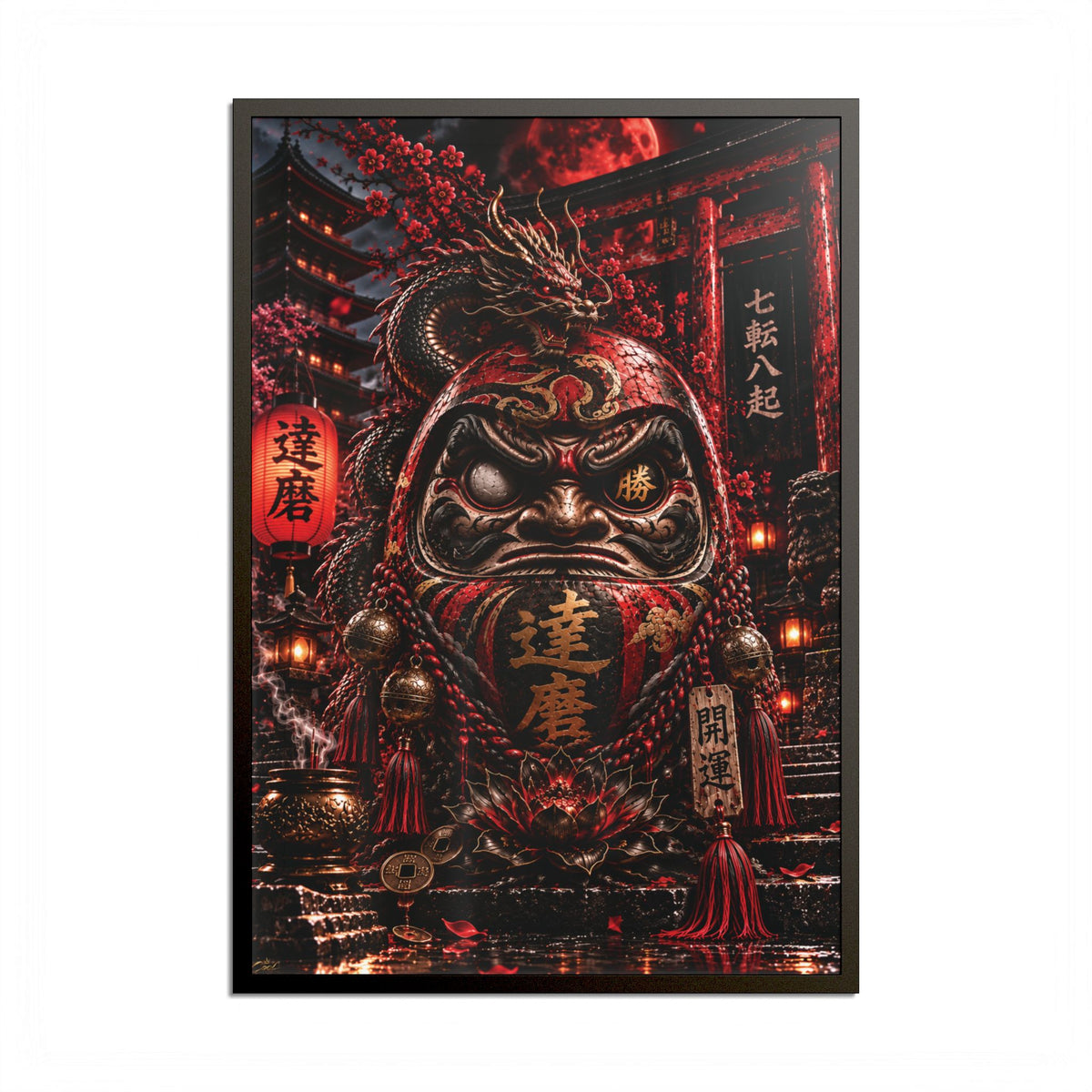 DARK DARUMA – Rise Again | Framed Poster