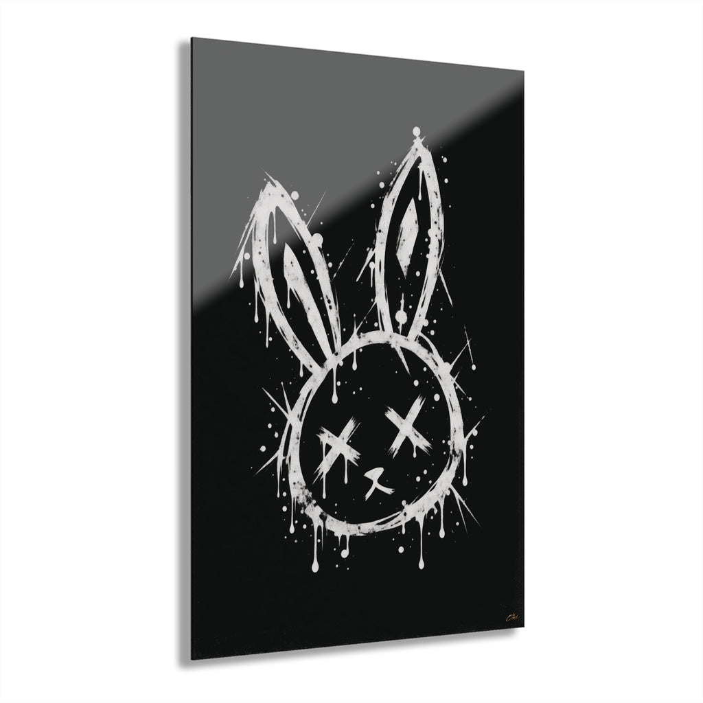 CYBER GOTH RABBIT | Acrylic Print